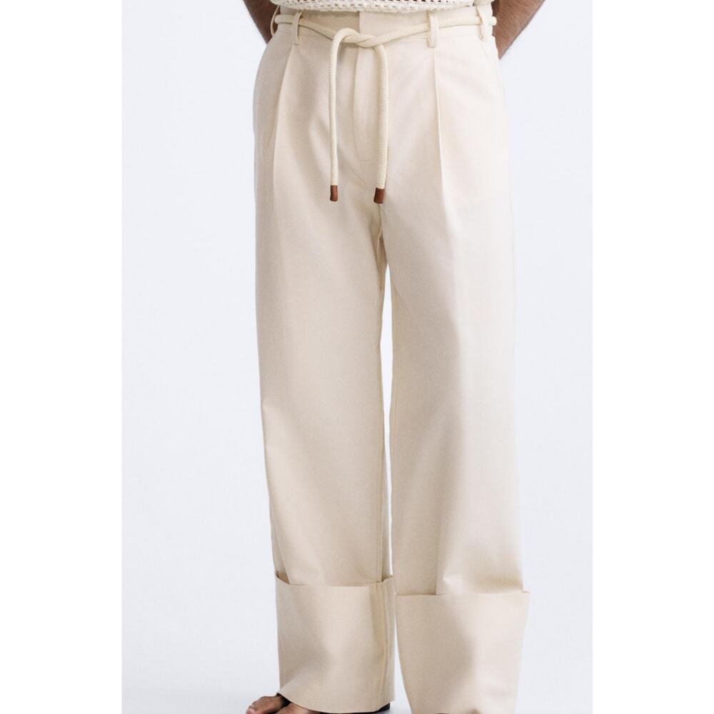 Men's Cream Pants